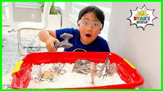 Easy DIY Science Experiment for Kids How to make Dinosaur Fossil Dig Exploration!