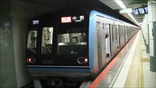 東京メトロ15000系　東西線快速　中野⇒東葉勝田台　HD　車窓　東葉高速鉄道直通　三菱IGBT-VVVF