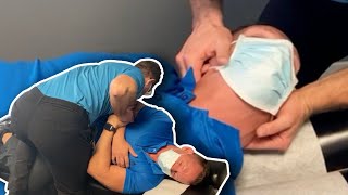 DR  SMITH GETS ** HUGE ADJUSTMENT ** FROM SOUTH LOOP CHIROPRACTOR