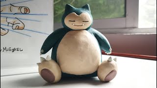 Como hacer al  Pokemon SNORLAX DE Plastilina fácil. How to make SNORLAX in CLAY easy DIY.