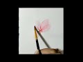 water colour flower easy trick for beginners ytshort