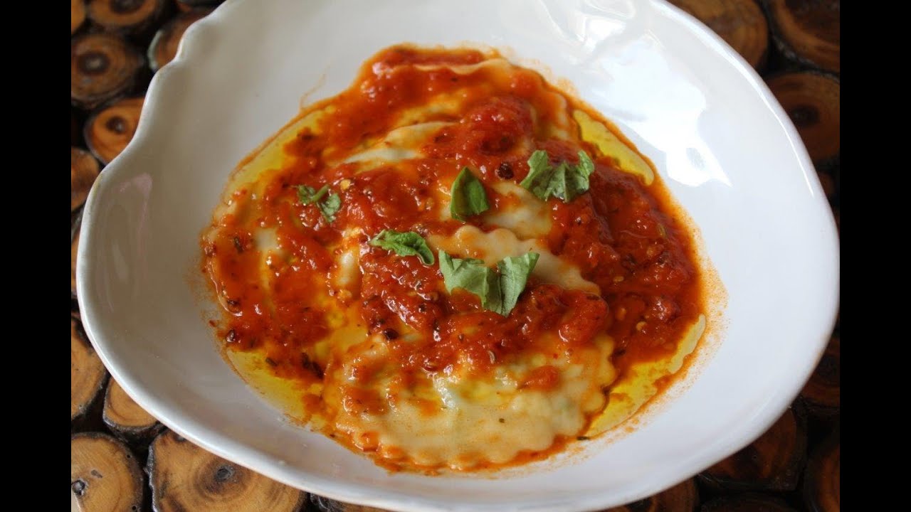 Ricotta Ravioli Recipe - YouTube