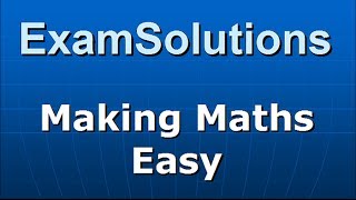 Binomial Expansion and Coefficients : P1 CIE Nov 2013 Q1 : ExamSolutions Maths Revision