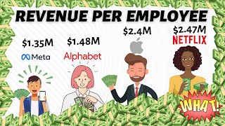 How much does an employee contribute to company's revenue? Revenue per Employee