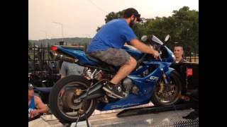 2008 Triumph Daytona 675 on Dyno