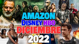 Estrenos Disney Plus, Amazon, HBO Max, DICIEMBRE 2022