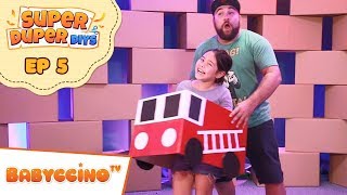 Babyccino Super-Duper DIYs Episode 5 - How To Make A Big Fire Truck