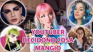 YOUTUBER DECIDONO COSA MANGIO PER 24 ORE!!