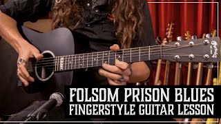 THE ULTIMATE "Folsom Prison Blues" Fingerstyle Guitar Lesson with TABS! by Justin Johnson