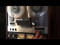 teac a 4300 half track stereo tape deck.