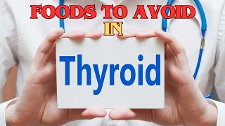 🛑 Stop Eating These 6 Foods If You Have Thyroid Issues | hypothyroidism | Thyroid