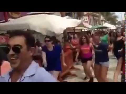 أغنية "بشرة خير" تصل للعالمية..شاهد الرقص عليها في شوارع تشيلي