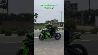 Kawasaki Zx10r with Arrow Exhaust 🔥 | Downshift Sound | #zx10r #shorts