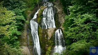 Amazing Waterfalling with sound nature || #4k #nature status #relaxingmusic #nature #fabulousnature