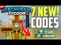 ⚠️New Codes⚠️ RESTAURANT TYCOON 2 CODES - ROBLOX RESTAURANT TYCOON 2 - RESTAURANT TYCOON 2 CODE