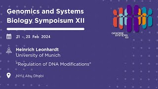 CGSB XII Symposium | Heinrich Leonhardt