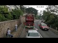 hong kong bus nwfb 15 from central to the peak full journey timelapse