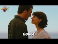 the gorge movie 2025 woman jumps into a gorge to save her lover