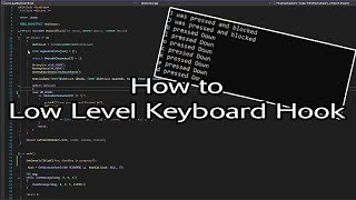 (C++) How to listen or block key inputs (low level keyboard hook)