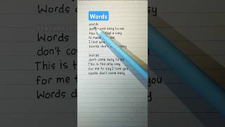 Learn English Through Song : Words with F.R. David #shorts