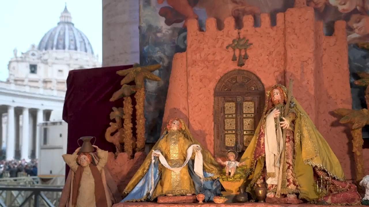 Over 100 Nativity Scenes On Display In The Vatican - YouTube