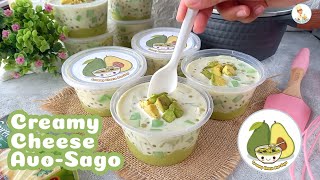 CREAMY CHEESE AVOCADO SAGO ENAK BANGETTT