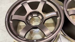 ส่งล้อให้ลูกค้ากันค่า ตรวจล้อก่อนการส่ง ล้อRays TE37 Progressive Model 18x9+0 by Nsports 0876667777