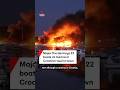 Major fire destroys 22 boats at marina in Croatian tourist town