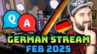 LET'S SPEAK GERMAN! 🔴 Live Q\u0026A Language Practice Stream