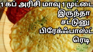 இட்லி,தோசை இல்லாத காலை உணவு/ easy breakfast recipe in Tamil