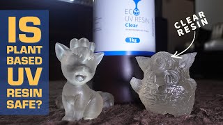 Anycubic EC UV Clear Plant based Resin | Are Plant based resins safe?