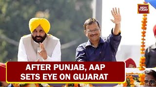 Punjab CM Bhagwant Mann & AAP Chief Arvind Kejriwal Hold 'Tiranga Yatra' In Ahmedabad