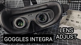 DJI - GOGLES INTEGRA , INSTALL-  LENS CORRECTION