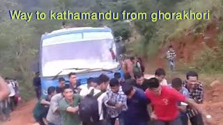 Way to kathamandu from ghorakhori