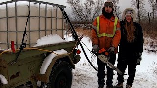 Hauling Water at -20° | Off-Grid Winter Life