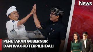 Wayan Koster dan I Nyoman Giri Prasta Pemenang Pilgub Bali - iNews Siang 10/01