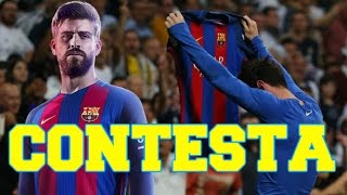 PIQUÉ CONTESTA POR LA POLÉMICA CELEBRACIÓN DE MESSI EN EL BERNABÉU