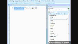 99 Second Mini-Lesson #5: Use Thesaurus, Dictionary, & Translator in Word (2it SMART Board Training)