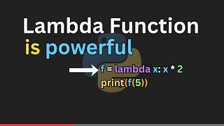 Lambda explained in Python for Beginners || Learn Python