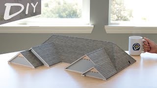 DIY Miniature Roof｜微缩屋顶