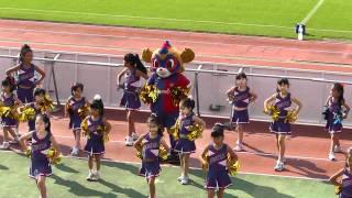 東京ドロンパ　2011.9.25　FC東京ｖｓ横浜　キッズチアとダンス