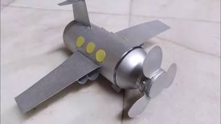 How to make  Eircraft / Aeroplane use the mineral water bottle ? 如何用矿泉水瓶制作飞机？