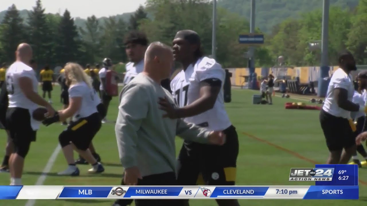 Broderick Jones Signs With Steelers - YouTube