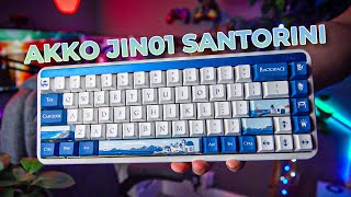 This Akko JIN01 Santorini Keyboard Is Absolutely Gorgeous!!