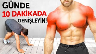 GENİŞ OMUZLAR VE ÜÇGEN BİR VÜCUT İÇİN 10 DAKİKALIK EV EGZERSİZLERİ