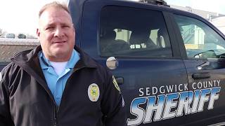 Sedgwick County Sheriff provide food boxes to the needy