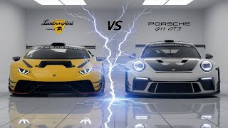 2025 Lamborghini Huracan vs. Porsche 911 GT3 – Ultimate Supercar Battle! Which One Wins?