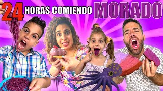 24 HORAS COMIENDO MORADO|4PLUSONE