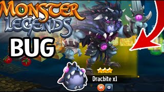 Monster Legends Dracbite + 9000 Tickets Free 😍 Treasure Cave Anwir Paincraver Links Dc