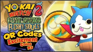 Yo-Kai Watch 2 - Excitement Coin QR Codes! Get Dracunyan! [YW2 Tips & Tricks]